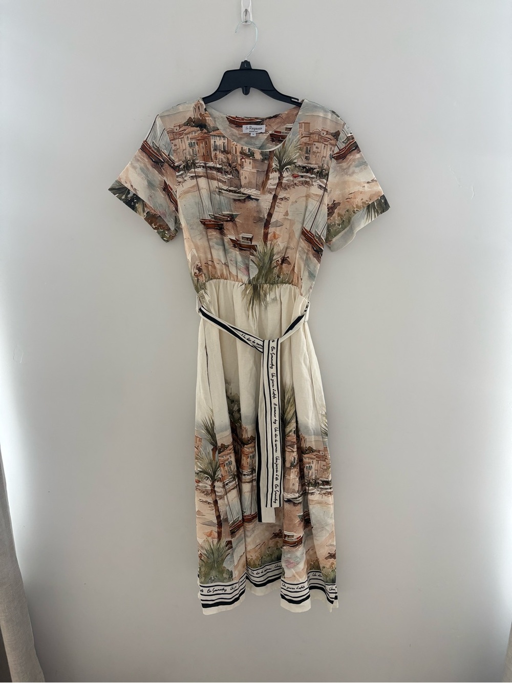 Le Ragazze Linen Blend midi dress